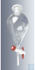 Separatory funnels 100 ml, conical shape, made of borosilicate glass 3.3 Duran®, in compliance...