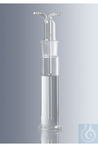 Gaswaschflaschen nach Drechsel 500 ml, Flasche ohne Aufsatz, hergestellt aus Borosilikatglas 3.3,...