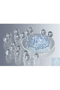 Perles de verre 4 mm Ø, Verre sodo-calcique, massif, emballé en polysachet de 500 g 
Le prix...