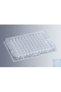 Mikrotiterplatten 96 F-Well, hergestellt aus ausgewähltem, hochwertigen Polystyrol unter...