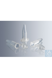 Reaction vessels SafeFit 1.5 ml made of selected, clear polypropylene, colour nature, content...