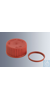Schraubkappen GL 32, aus rotem PBT (max. Temp. 180 °C), zu 10 Stück verpackt