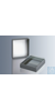 Storing boxes for microscope slides, for 25 slides 76x26 mm, polystyrene, grey, with dust-tight...