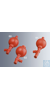 Pipetkogels ''Universeel'', met 3 ventielen, gemaakt van rood rubber (natuurrubber), voor...