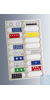 Preparation tables for 20 slides 76x26 mm made of cardboard, without cover, with numbering and...