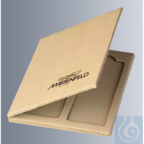 Praeparatemappen fuer 2 Objekttraeger 76x26 mm