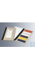 Preparation pasteboards for 2 microslides 76x26 mm made of cardboard, with cover and reinforced...
