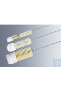 Cilinderborstels, gegalvaniseerd, borstelharen met wolkop, diameter borstelharen 20 mm, lengte...