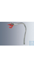 Flexible clamp with M10 nut, three-prong clamp plastic coated, approx. 300 mm long