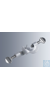 Bossheads, made of powder-coated zinc diecasting, screws made of nickel-plated steel, suitable...