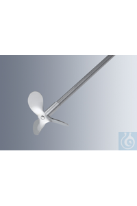 Propeller stirrers, 3-bladed, made of stainless steel, suitable for the...