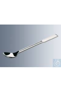 Spatellöffel 210 mm Länge, aus rostfreiem Stahl, steif, zu 10 Stück verpackt