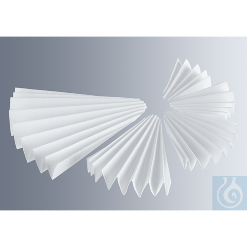 Folded paper filters Munktell grade 6, 125 mm &...