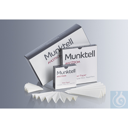 Folded paper filters Munktell grade 6, 320 mm &...