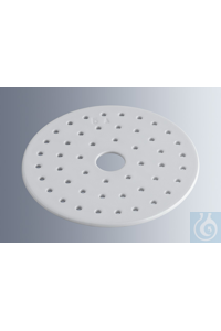 Inzetstukken voor exsiccatoren 300 mm diameter van porselein, volgens DIN 12 911, 290 mm Ø, met...