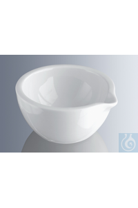 Mortier 56 mm binnendiameter, 36 mm wandhoogte, 30 ml inhoud, gemaakt van porselein, geglazuurd...