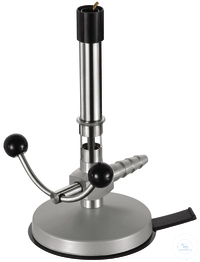 Bunsen Burner Natural gas, DIN type, double lever stop-cock, pilot flame air regulation
Burners...