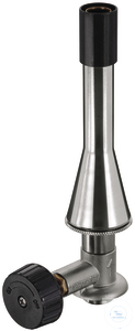 Teclu Burner for Usbeck-Cartridge, needle valve air regulation