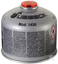 Cartridge 400 ml, safety valve, EN 417:2012 220 g / 400 ml, safety valve,...
