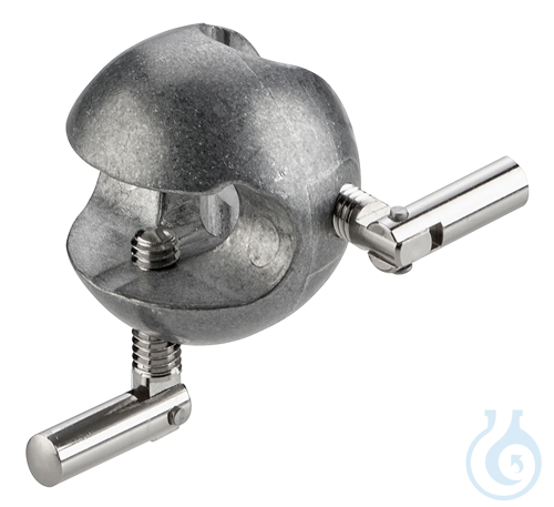 Kugelmuffe für Stäbe bis 13 mm,  Zinkdruckguss, unlackiert