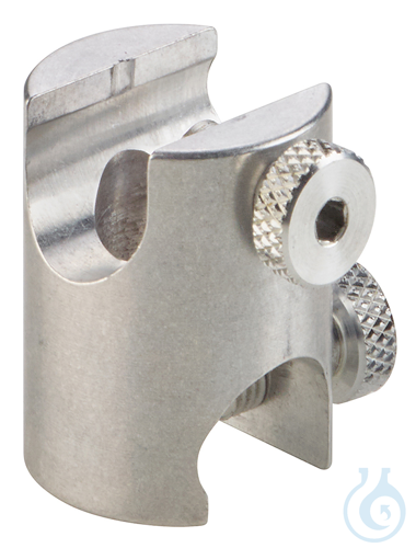 Doppelmuffe MicroFix Alu mit Rändelschrauben
