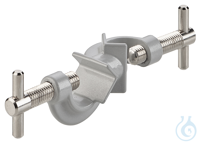 Doppelmuffe für Stäbe bis 13 mm Aluminium, pulverbeschichtet Schrauben aus...