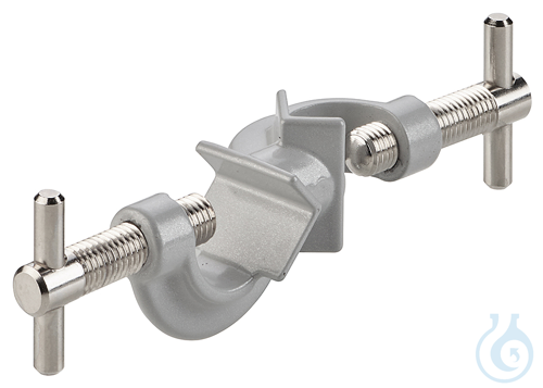 Doppelmuffe für Stäbe bis 13 mm Aluminium, pulverbeschichtet