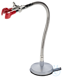 Flexstativ mit Rundklemme 12-25  mm, vernickelt, kunststoffbeschichtet