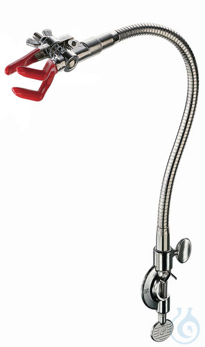Flexklemme mit drehb. Muffe, 0-40 mm, vernickel...