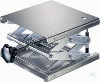 Labjack 400 X 400 mm DIN 12897 stainless steel plates*shear resistant pattern*easy going...