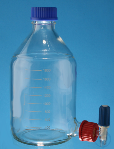 Stutzenflasche, Abklaerflasche 10000 ml,