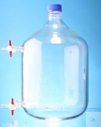Preparation bottle 10 litre, plastic coated Bottle with thick walls, vacuum resistant.
10 litres...