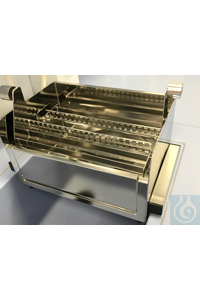 Staining bench 2 tilting devices and basin insert,working width 330 mm, histology Stainless steel...