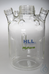 Fermentationsgefäß für Bioreaktor MyFerm III - 5 l Fermentationsgefäß mit.... 
 
... Weithalsig...