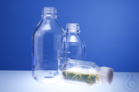 Laborflasche 250ml, „Protect save“ Beschichtet,Vakuum- und Druckfest Kunststoffbeschichtete,...