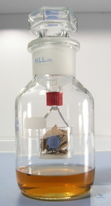 Extraction bottle 500 ml Determination of the formaldehyde content DIN EN...