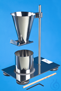 Apparatus for the determination of bulk density DIN ISO 697  
 
The bulk density tester is used...