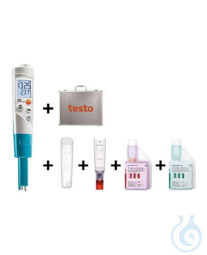 testo 206-pH1 Starter-Set,, pH-/Temperatur-Messgerät für Flüssigkeit