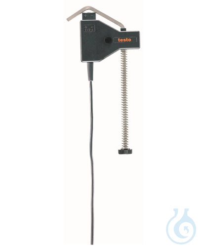 Temperature probe with clamping bracket, TC Type K
