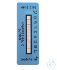 testoterm - Temperaturmessstreifen, +37 ... +65°C Die Temperaturmessstreifen...
