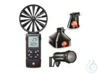 testo 417 Set 2 –  Flügelrad-Anemometer,, mit Messtrichtern und Gleichrichter Das kompakte...