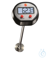 Mini oppervlakte thermometer Met de mini oppervlakthermometer van Testo bent u ideaal uitgerust...