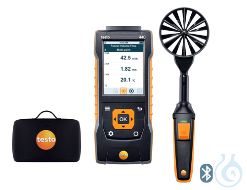 testo 440 - Fluegelrad-Set 100 mm, mit, Bluetoo...