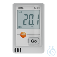 testo 174 H – Mini data logger for, temperature and humidity with USB-C and The testo 174 H mini...