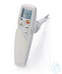 testo 205 - pH/temperature, measuring instrument, semi-solid media In food...