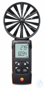 testo 417 – Digitales 100 mm-Flügelrad-,, Anemometer mit App-Anbindung