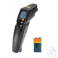 Infrarot-Thermometer testo 830-T2 mit 2-Punkt-Lasermessfleckmarkierung  Infrarotthermometer testo...