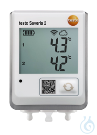 testo Saveris 2-T2 - Funk-Datenlogger, 2 Anschlüsse für NTC-Temperaturfühler