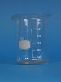 Beker ** IDL ** lage vorm 150 ml, borosilicaatglas 3.3