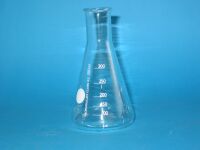 Erlenmeyer flasks wide mouth 300 ml with rim